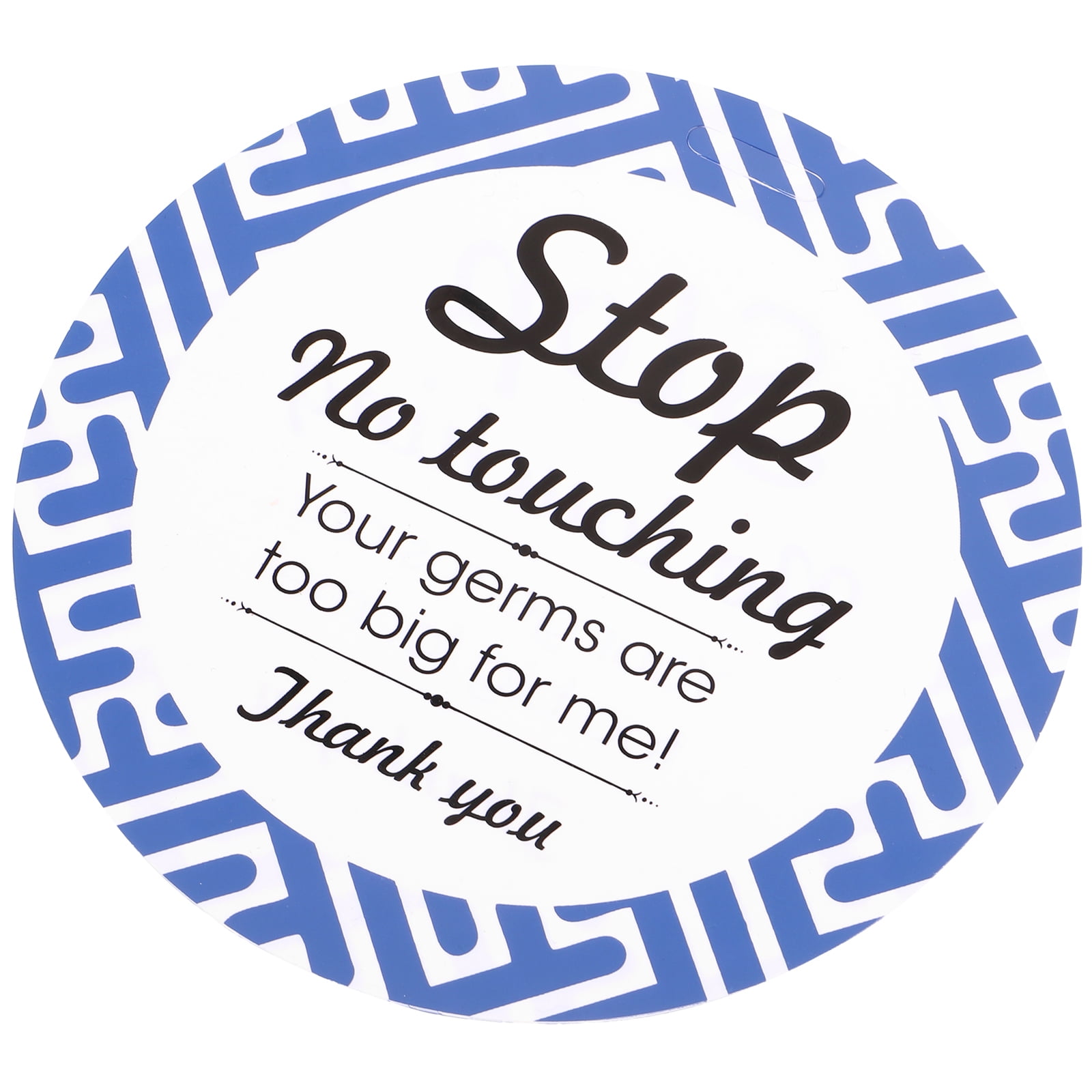 Business Instruction Sign Stop No Touching Stroller Signage Safety