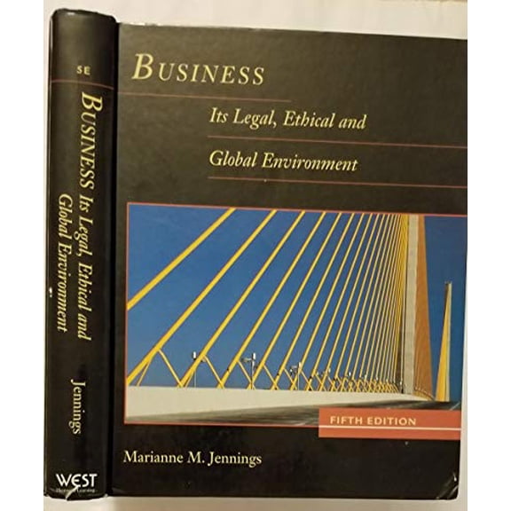 Pre-Owned Business: Its Legal, Ethical and Global Environment (Hardcover) by Marianne Jennings
