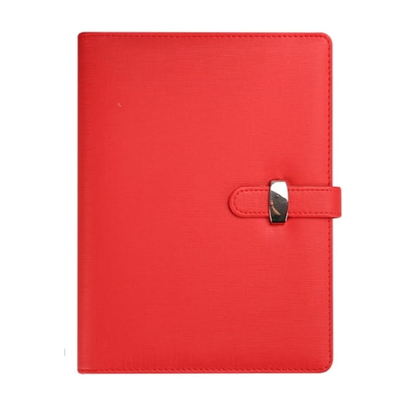 Business Journal With 6 Rings Binder Covers Refillable Hardcover Notebook 160 Pages Lined For Writing