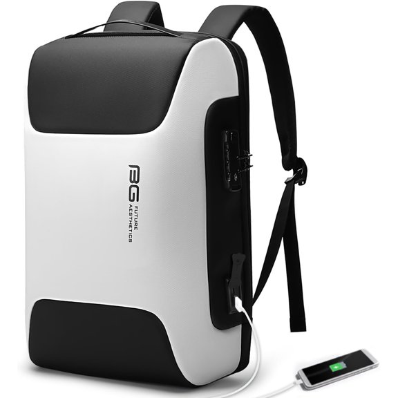 Business Laptop Backpack Fits 15.6 Inch Notebook, Anti  Work Backpack with USB  Port for Office Work Airplane Business Travel...