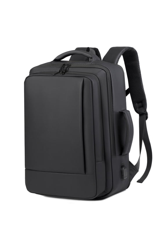 Business Laptop Backpack, Travel laptop backpack, Expandable backpack Carry On Premuim Weekender Luggage Bag with USB Charging Port, Black