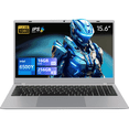 thumbnail image 1 of Business Laptop Computer 16GB RAM 256GB SSD Intel Pentium Gold 6500Y Dual-Core 15.6" 1080P FHD Display WiFi5 BT5.0 Type-C Fast Charging Online Learning, Home Office, Silver, 1 of 7