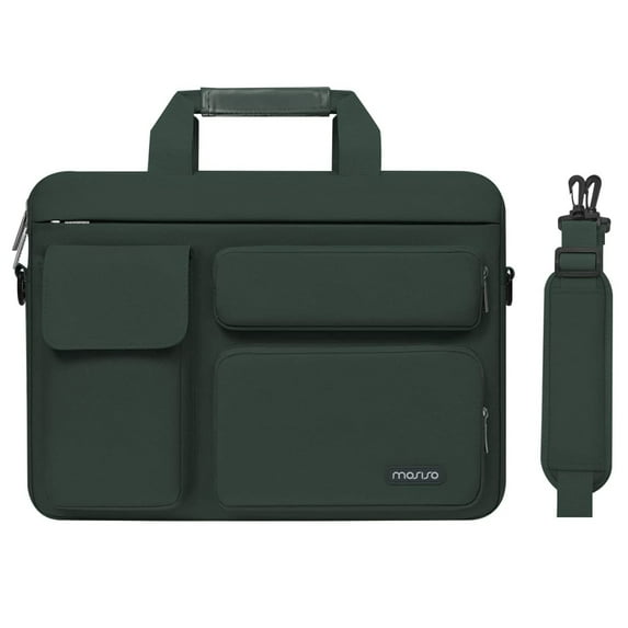Business Laptop Shoulder Bag 13.3 14 15.6 16 inch for MacBook Air 15 M2 A2941 Case Dell HP Asus Notebook Briefcase for Women Men (Emerald Green,MacBook Pro 16 inch)