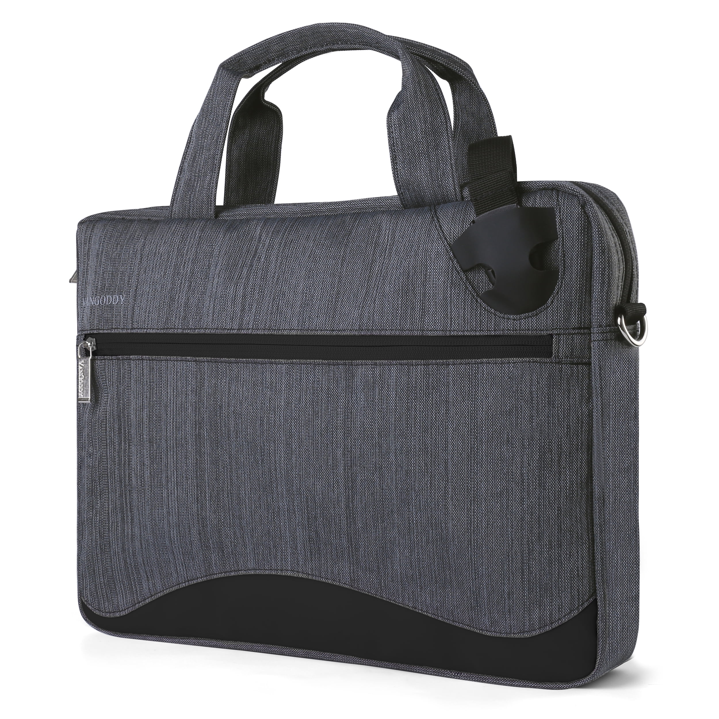 Business Laptop Shoulder Bag for 15.6" Laptop, Slim Professional Briefcase, Padded Computer Case with Adjustable Strap, Multi-Compartment Work & Travel Bag