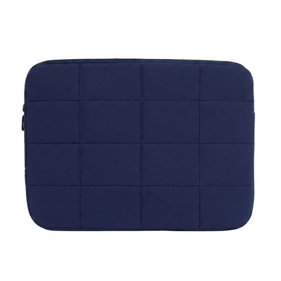 Business Laptop Sleeve with Handle, 360° Protective Quilted Computer Case for Women & Men, Lightweight Shockproof Briefcase for 13-15.6 Inch Notebook, Travel Tablet Bag