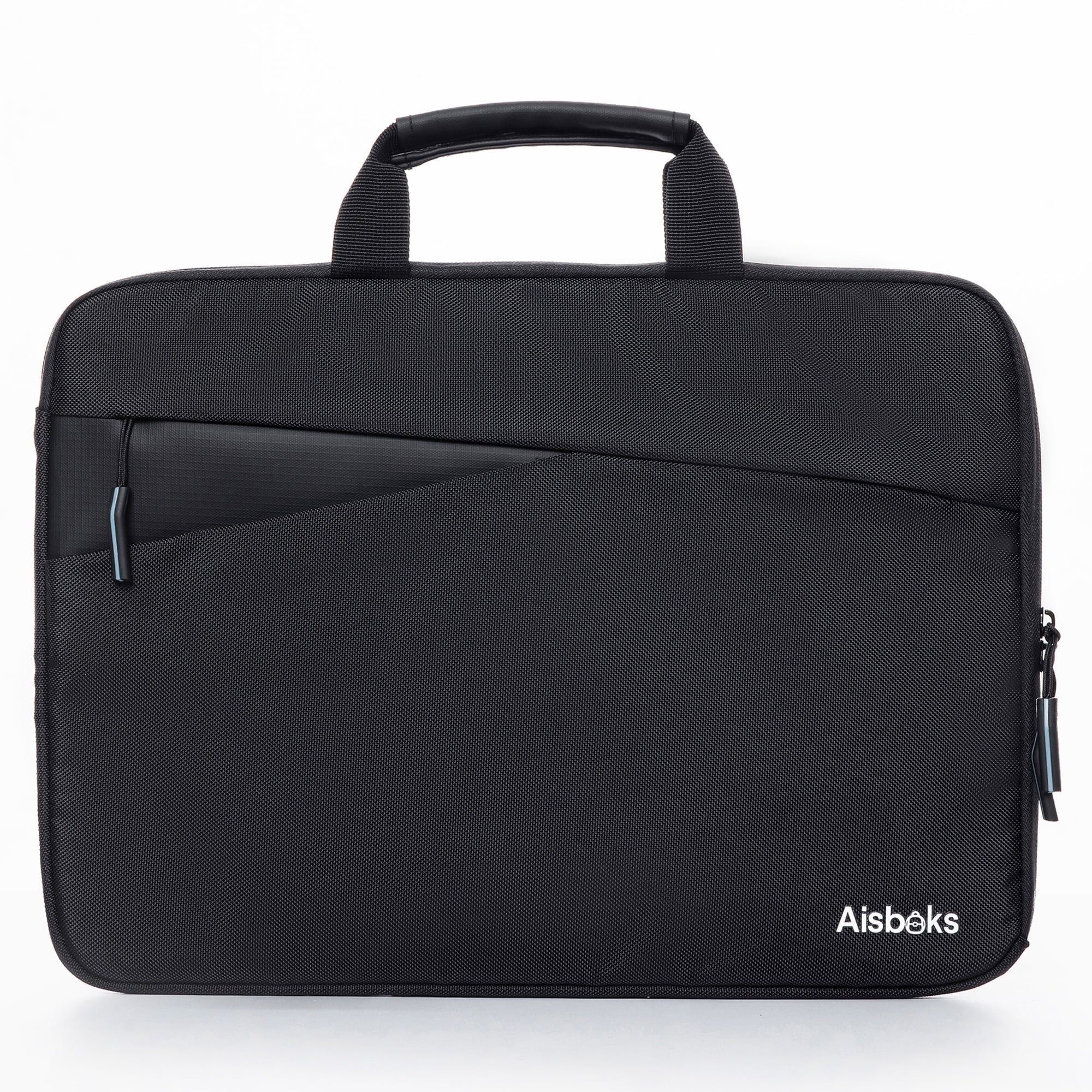 Zipper Laptop Bag 13''-17.3'', Laptop Sleeve 15.6'',Water-Resistant Laptop Case,Wear Resistance Shockproof Soft Padded Cover Carrying Computer Bag, Black
