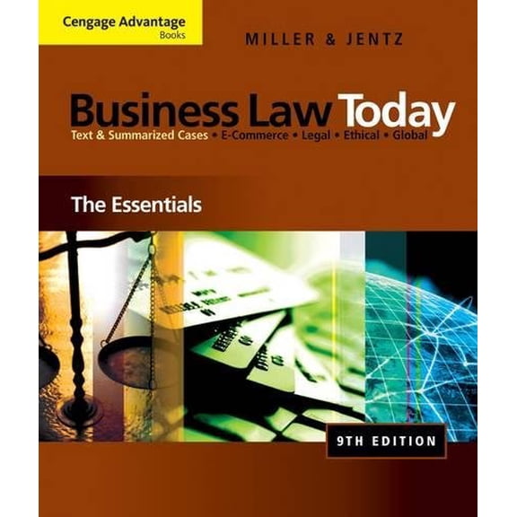Pre-Owned Cengage Advantage Books: Business Law Today: The Essentials (Paperback) by Roger LeRoy Miller, Gaylord A. Jentz