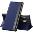 thumbnail image 1 of Business Leather Case for Xiaomi Poco F4 GT with Stand, [Shockproof TPU Interior Case] Protective Flip Phone Case for Xiaomi Poco F4 GT CX Deep Blue, 1 of 7