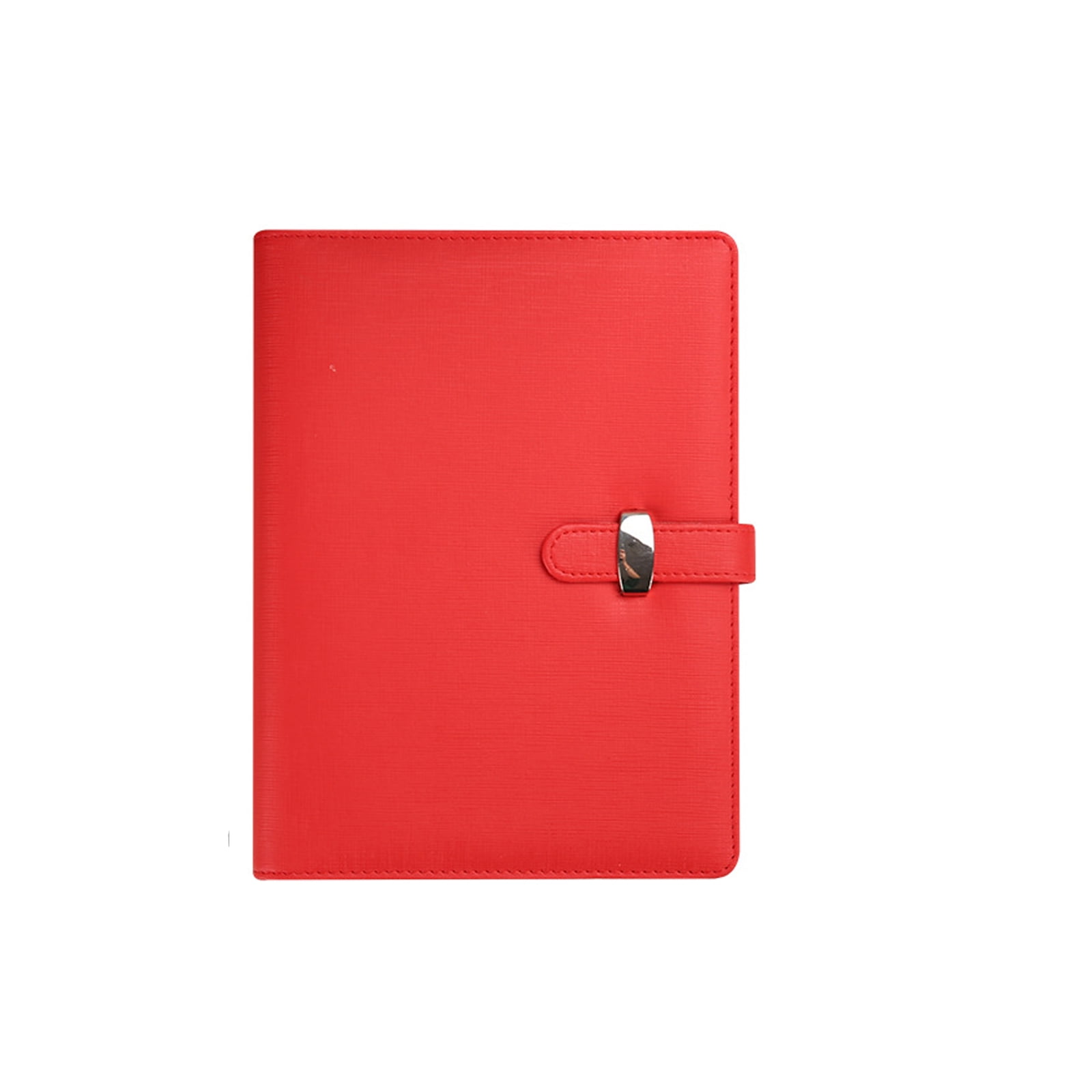 Business Leather Journal Refillable 6-Ring Hardcover Notebook, 160 Lined Pages for Writing & Note-Taking