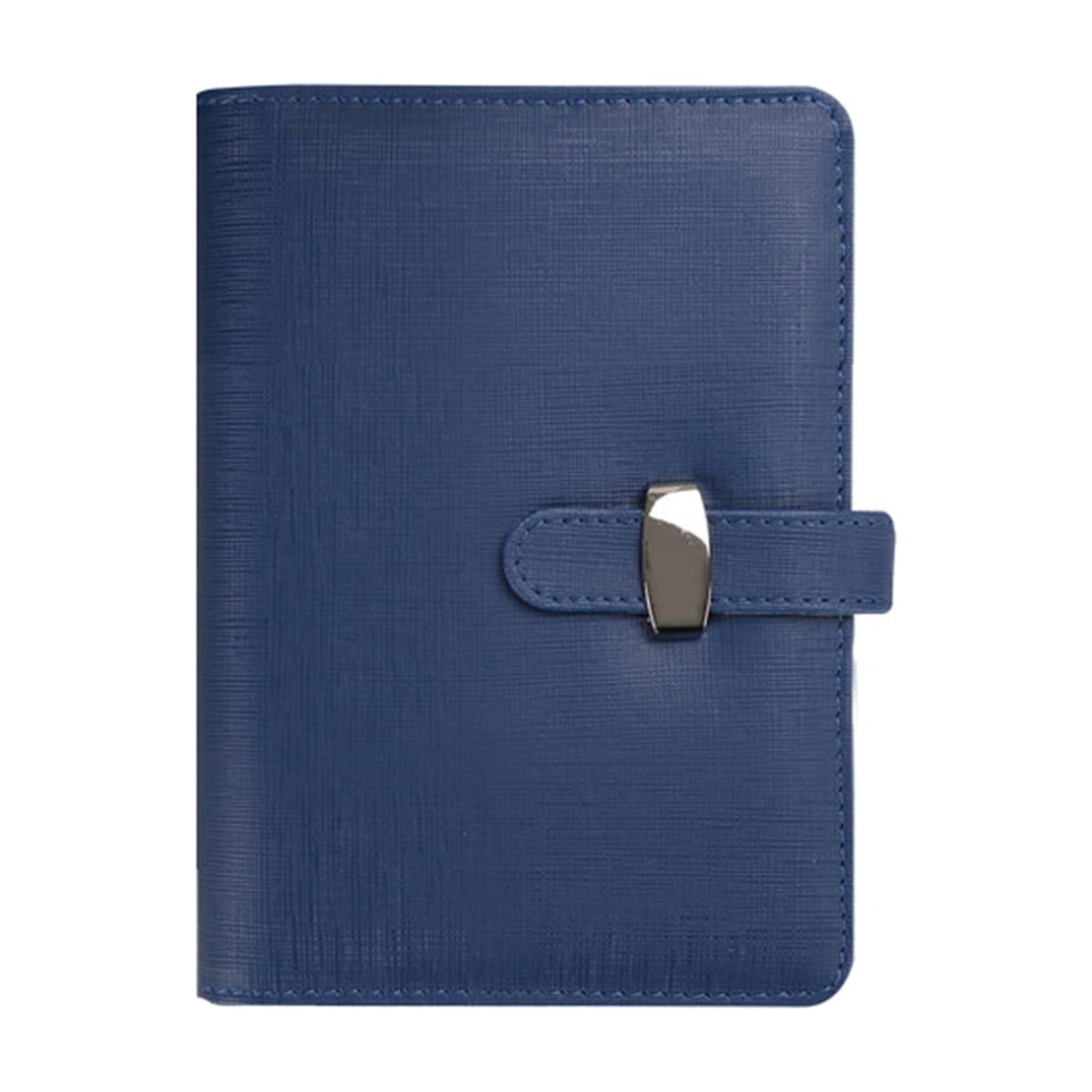 Reflection Writing Notebook Business Leather Journal Refillable 6-Ring Hardcover Notebook, 160 ...
