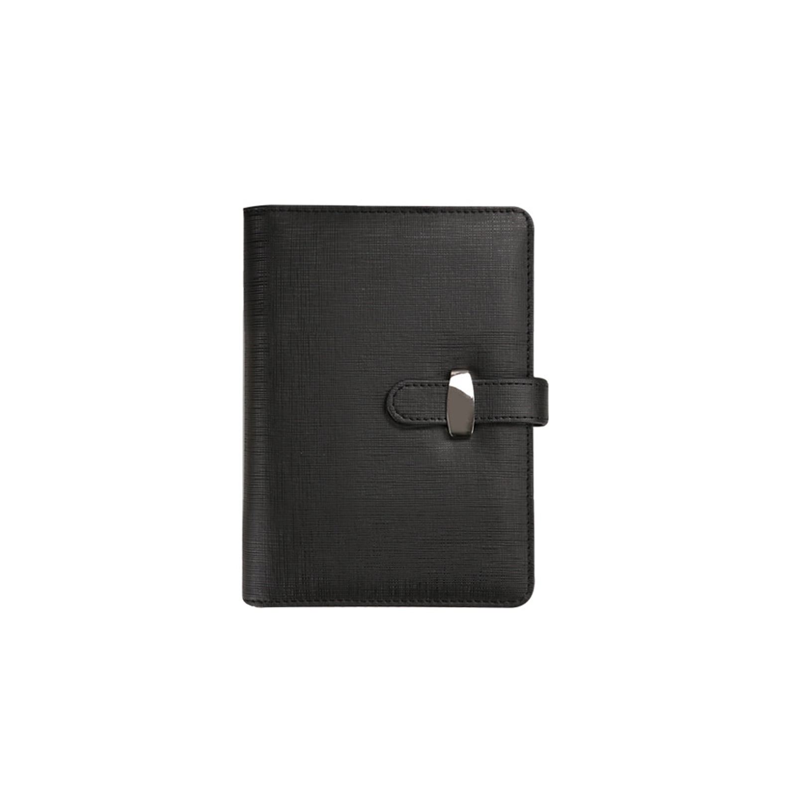 Business Leather Journal Refillable 6-Ring Hardcover Notebook, 160 Lined Pages for Writing & Note-Taking
