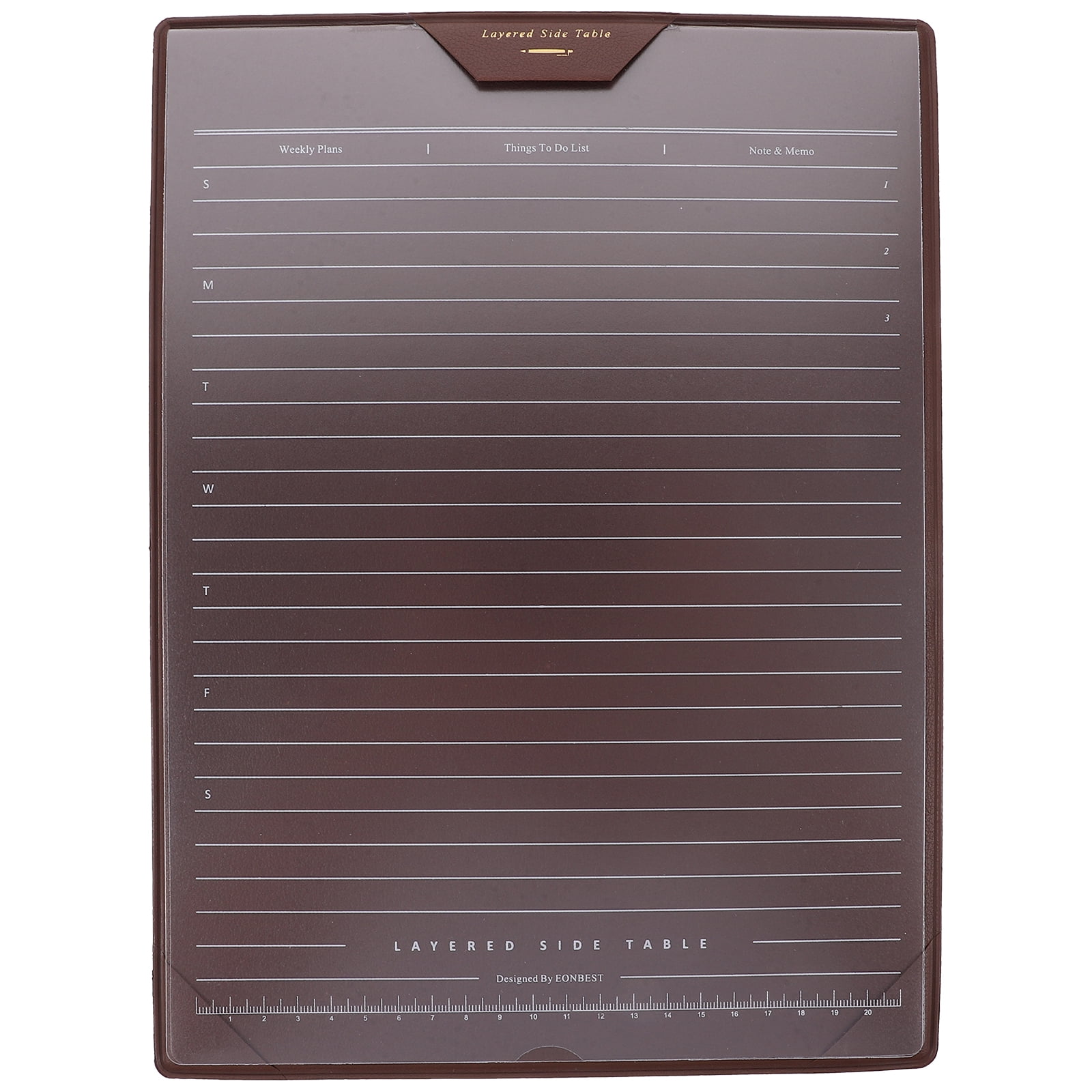 Business Leather Mouse Pad Pen Holder File Board Clip Office Writing