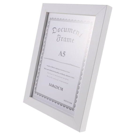 TABLZONE White Natural Wood Picture Frame Set, Photo Frames for Home, Office, Wall Decoration and Display