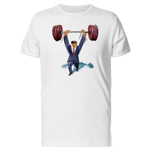 Business Man Lifting Tee Men's -Image by Shutterstock