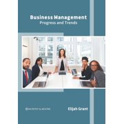 Business Management Progress and Trends, Hardcover
