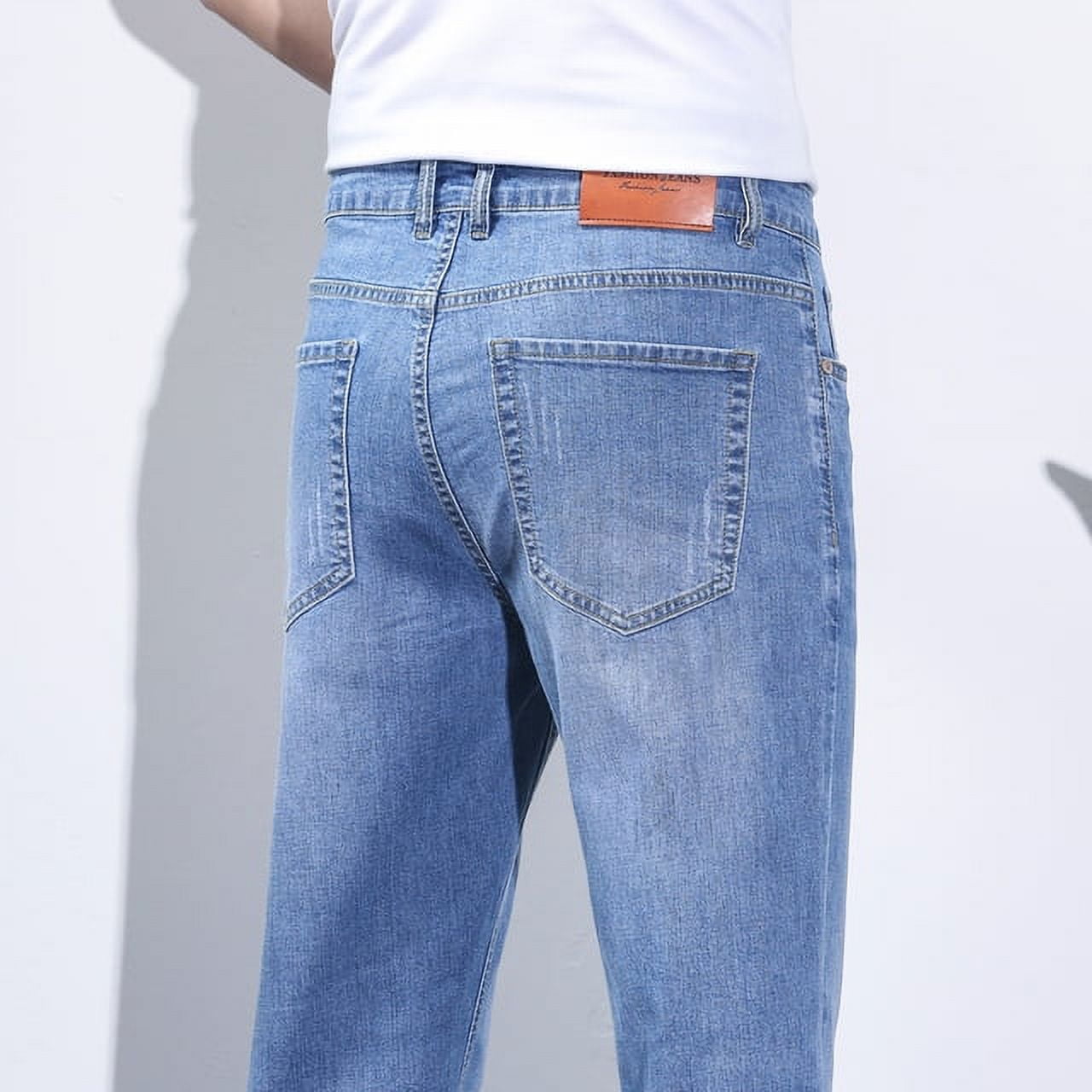 Herrnalise Men's Ripped Skinny Stretch Distressed Destroyed