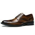 thumbnail image 1 of Business Men's Casual Leather Shoes Men's Genuine Leather Gentleman Brock Men's Leather Shoes Trendy Dress Shoes, 1 of 2