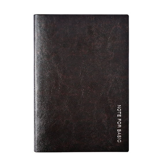Business Notebook Binder Office Meeting Minutes NotePad Black Red Brown 96 Sheets Lined Journal Notebooks