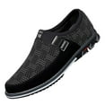thumbnail image 1 of Business Office Oxfords Dress Shoes for Men Soft Breathable Casual Fashion Slip on Walking Loafers, 1 of 5
