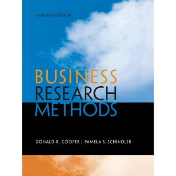 Pre-Owned Business Research Methods (Hardcover 9780073521503) by Donald Cooper, Pamela Schindler