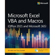Business Skills Microsoft Excel VBA and Macros Office 2021 and Microsoft 365, 1st Edition Paperback
