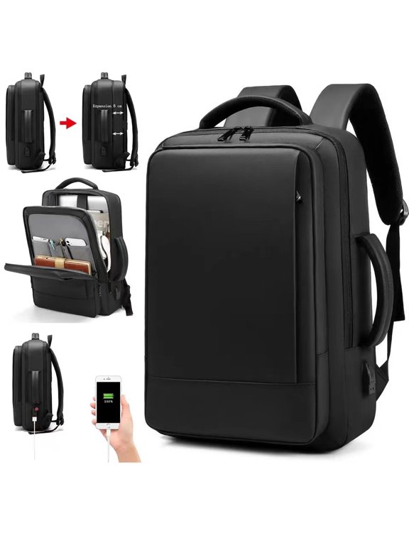 Business Smart Backpack Waterproof fit 15.6 Inch Laptop Backpack with USB Charging Port,Travel Durable Backpack