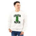 thumbnail image 1 of Business Smurf Boss Chasin Paper Unisex Plus Size Sweatshirt Brisco Brands 5X, 1 of 5