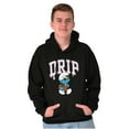 thumbnail image 1 of Business Smurf Cartoon Cool Boss Drip Hoodie Sweatshirt Women Men Brisco Brands S, 1 of 5