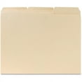 thumbnail image 1 of Business Source 1/3 Tab Cut Letter Recycled Classification Folder - 8 1/2" x 11" - 3/4" Expansion - Top Tab Location - Assorted Position Tab Position - Manila, Stock - 10% Recycled | Bundle of 5, 1 of 2