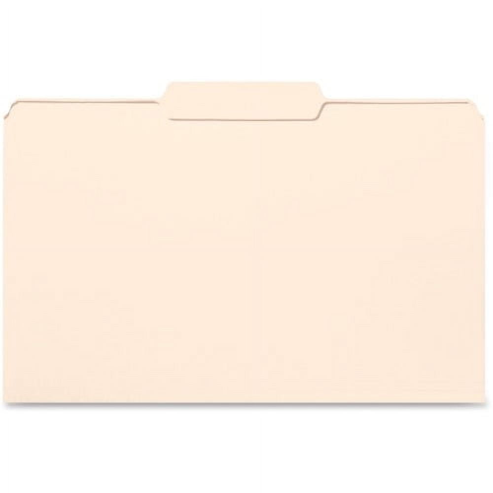Business Source, BSN99725, 1/3-cut Tab Legal Manila File Folders, 100 / Box, Manila