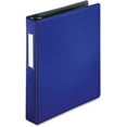 thumbnail image 1 of Business Source 1.5" D-Ring Binder - 1 1/2" Binder Capacity - 375 Sheet Capacity - Slant D-Ring Fastener(s) - Internal Pocket(s) - Blue - Lay Flat, Label Holder - 1 Each | Bundle of 10 Each, 1 of 1