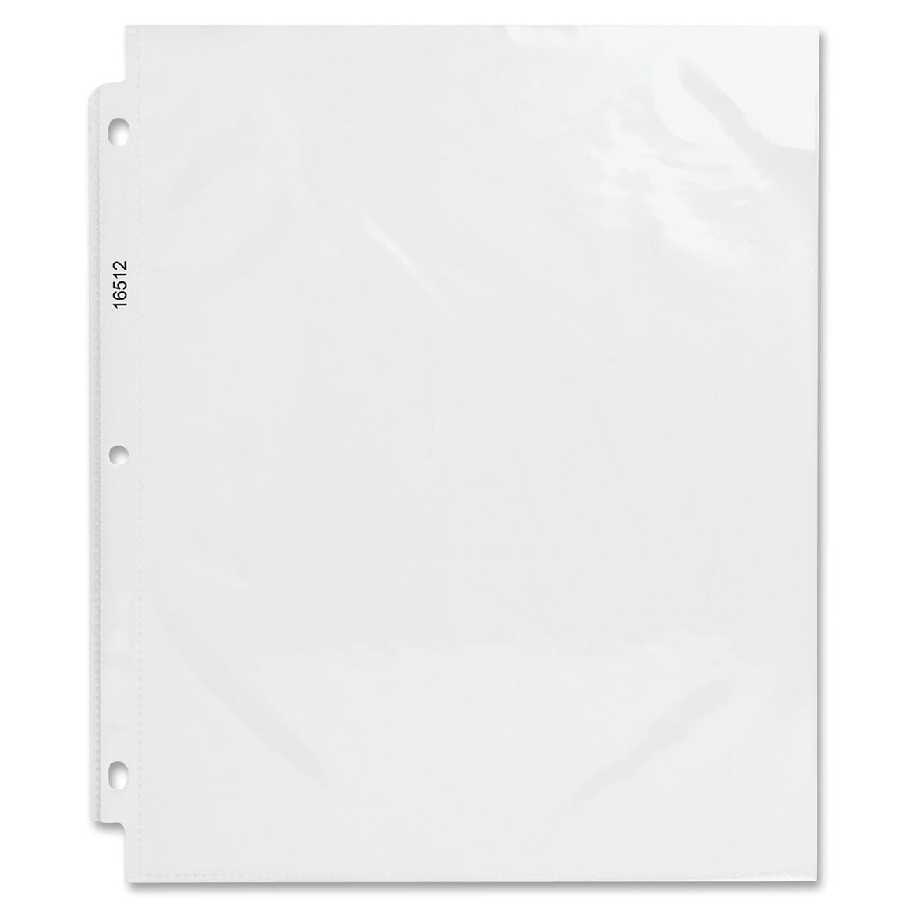 Business Source 16512 Top Loading Sheet Protector - Walmart.com