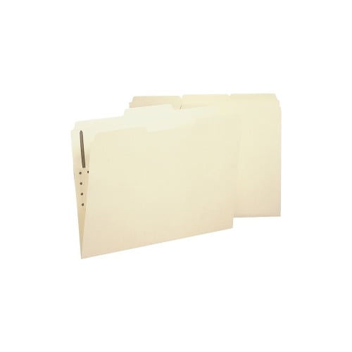 Business Source 2-Ply Tab Manila Letter Fastener Folder Letter - 8 1/2 ...