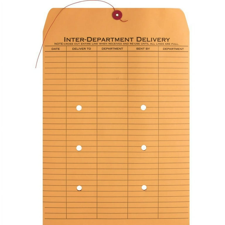 Business Source 2-sided Inter-Department Envelopes - Inter-department - 10 Business Source 2-sided Inter-Department Envelopes - Inter-department - 10