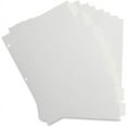 thumbnail image 1 of Business Source 3-Ring 8-Tab Indexes - 8 Write-on Tab(s)1.25" Tab Width - 8.5" Divider Width x 11" Divider Length - Letter - 3 Hole Punched - White Divider - White Mylar Tab(s) - 8 / Set, 1 of 1