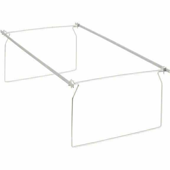 Business Source 36 Hanging File Folder Frames, Legal, 6/BX, Stainless Steel