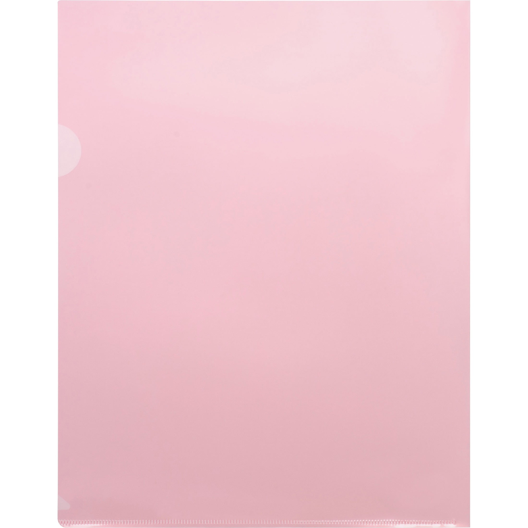 Business Source, BSN00607, Transparent Poly File Holders, 10 Per Pack