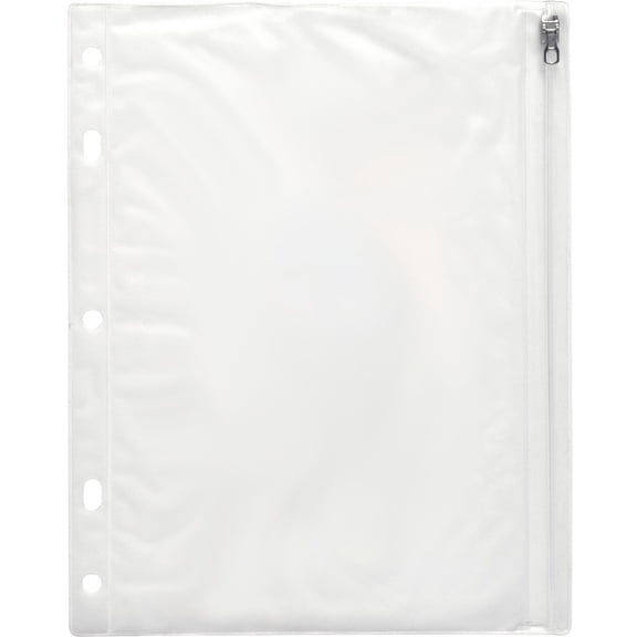 Business Source, BSN01607, Punched Economy Binder Pocket, 1 Each, Clear