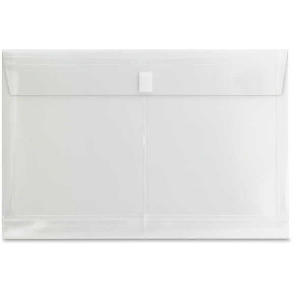 Business Source, BSN02019, File Pocket, 1 Each, Clear