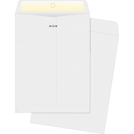 Business Source, BSN04422, Double-prong Clasp Envelopes, 100 / Box, White