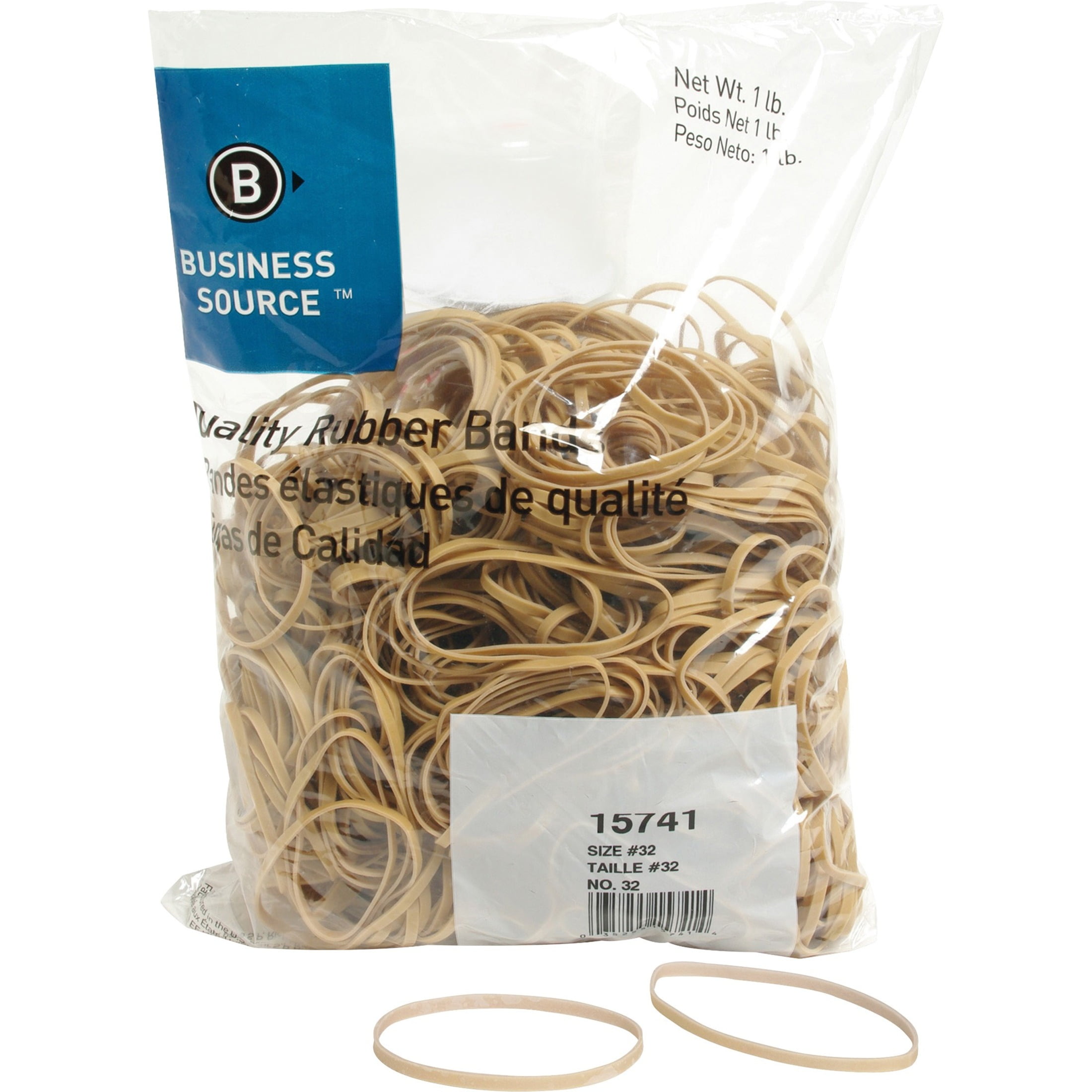 Business Source Rubber Bands - Size: #117B - 7 Business Source Rubber Bands - Size: #117B - 7