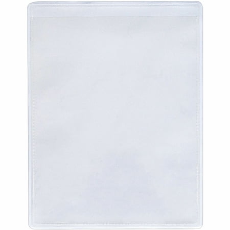 Business Source, BSN16466, Self-Adhesive Shop Ticket Holders, 50 / Box, Clear Front