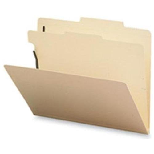 Business Source, BSN17271, 4-Part Manila Classification Folders, 10 / Box