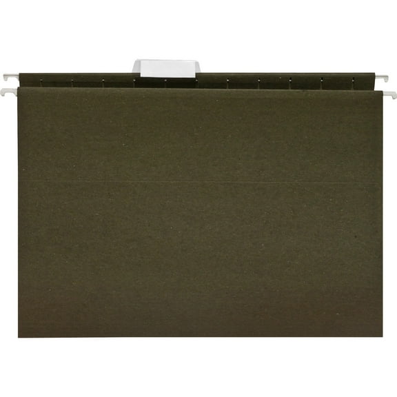 Business Source, BSN17533, Hanging File Folders, 25 / Box, Green