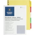 thumbnail image 1 of Business Source, BSN20065, Reinforced Insertable Tab Indexes, 5 / Set, 1 of 6
