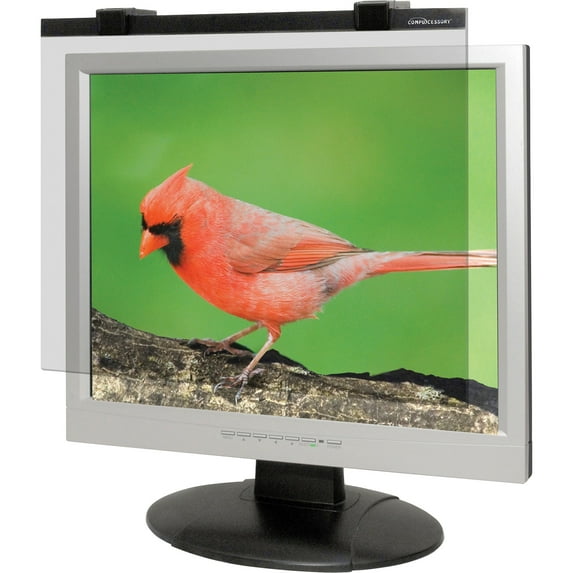 Business Source, BSN20511, 19"-20" LCD Monitor Antiglare Filter, 1, Black