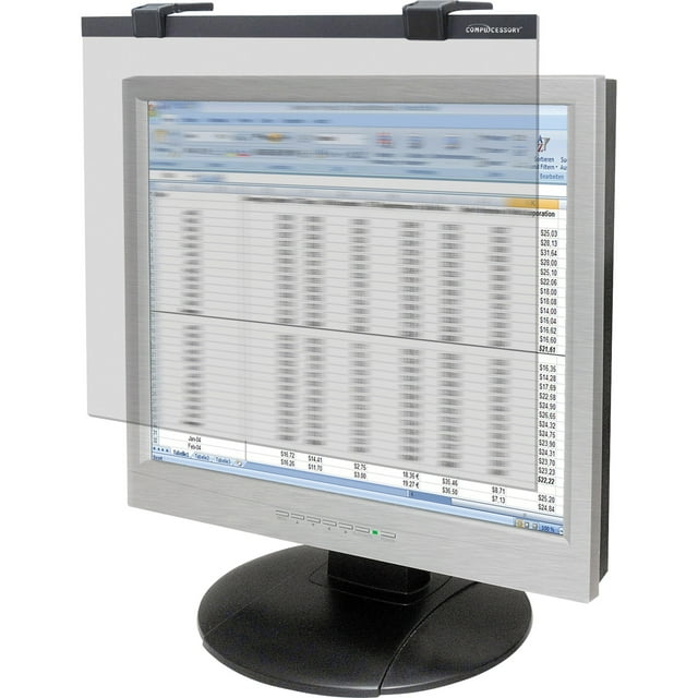 Business Source, BSN20512, 19"-20" Widescreen LCD Privacy Filter, 1, Clear