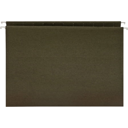 Business Source, BSN26528, Hanging File Folders, 25 / Box, Green