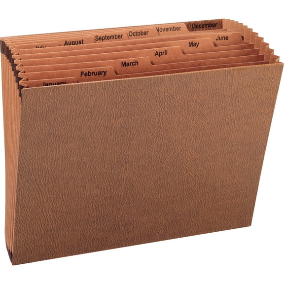 Business Source, BSN26536, Expanding File, 1 Each, Brown