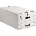 thumbnail image 1 of Business Source, BSN26747, Medium Duty Legal Size Storage Box, 12 / Carton, White, 1 of 4